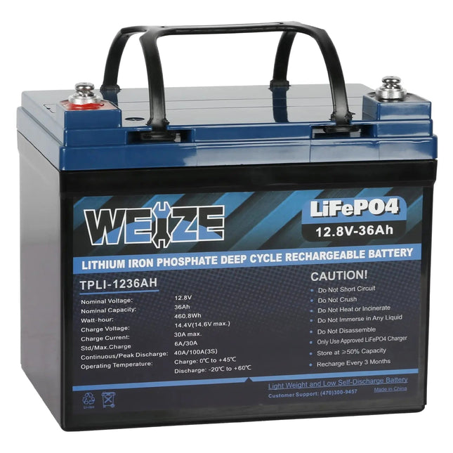 WEIZE LiFePO4 Lithium Camper Vans Batteries WEIZE