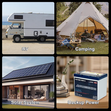 12v 100ah Lifepo4 Lithium Battery,12 Volt Lithium Group Size 24 Battery, Travel Trailer Battery