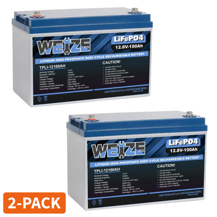 WEIZE LiFePO4 Lithium Camper Vans Batteries WEIZE