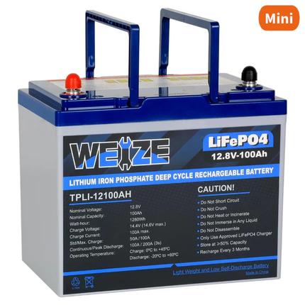 WEIZE LiFePO4 Lithium Camper Vans Batteries WEIZE