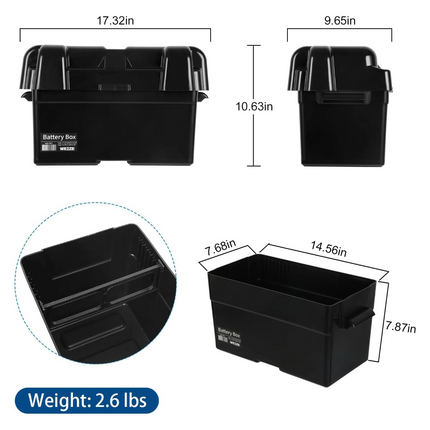 WEIZE 12V 100Ah 1280Wh Lithium Battery, Group 31 Deep Cycle LiFePO4 Battery (2-PACK) WEIZE